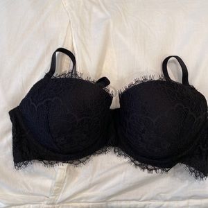Victoria secret black lace dream angels bra